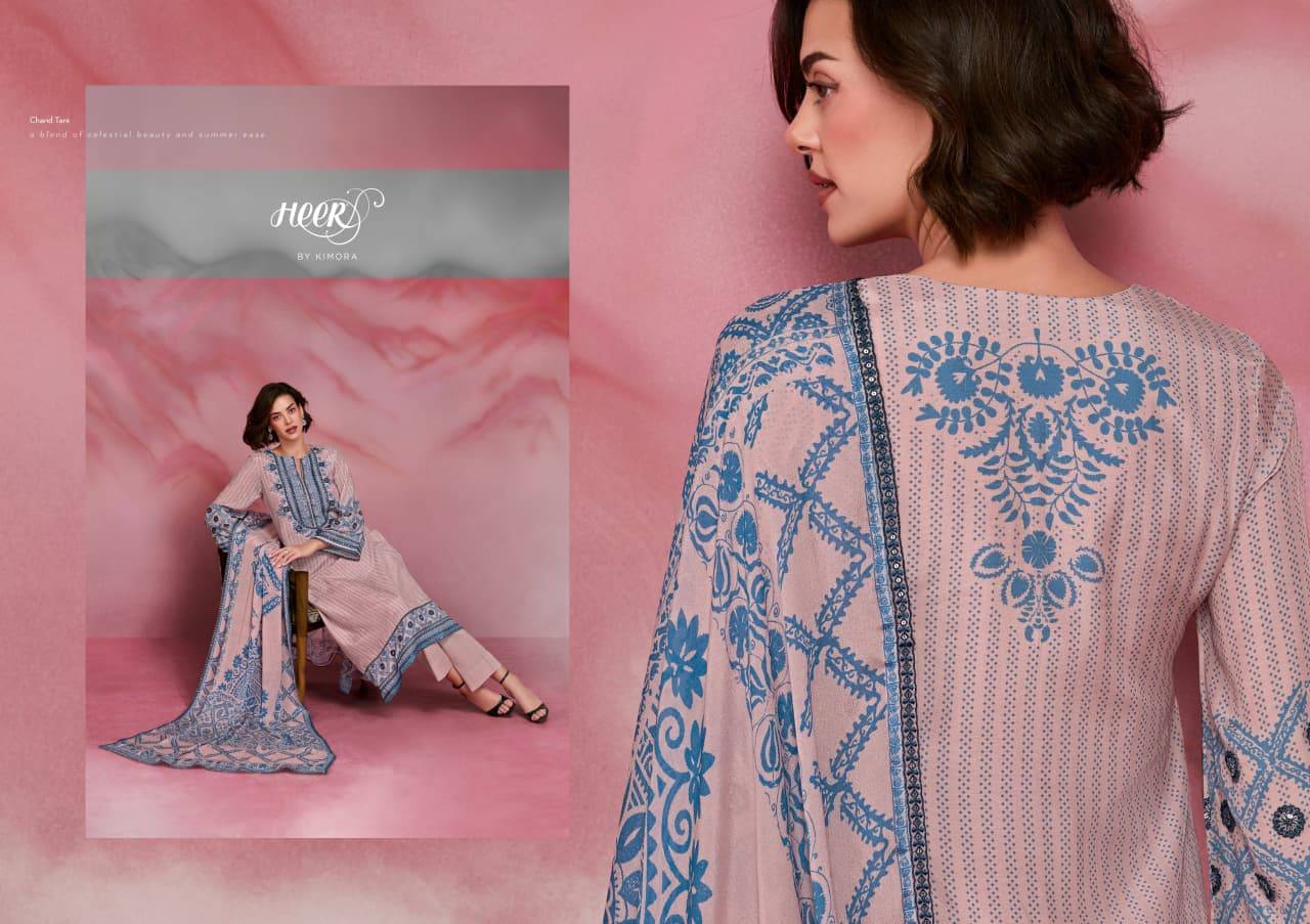 Chand Tare By Kimora Fashion 061 TO 066 series Beautiful Festive Suits Stylish PURE Muslin Dresses At Wholesale Price